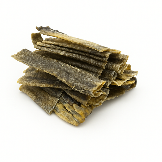 Knapperige Kabeljauwhuid – Natuurlijke Snack voor Blije Honden