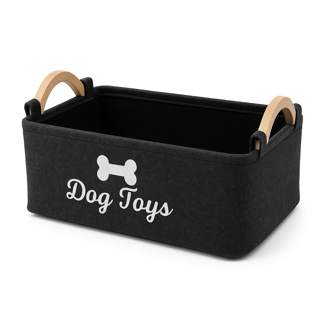 Vilten Speelgoedmand – Stijlvol Opbergen voor Speelkameraadjes