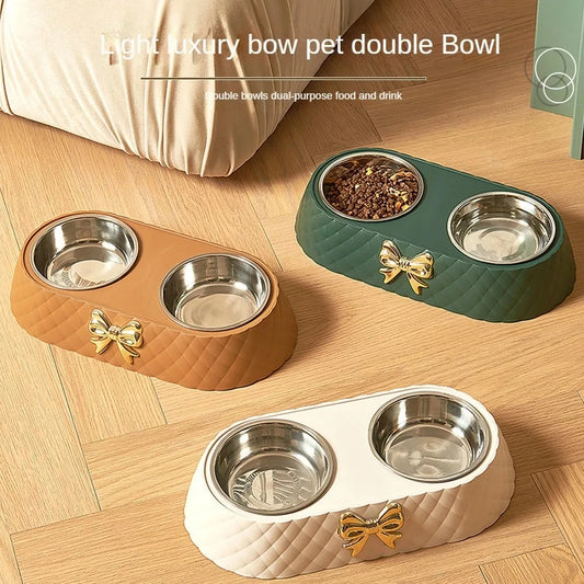 Bow-tie Voerbak – RVS & Kunststof